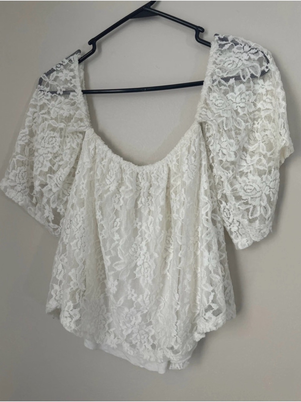 Don’t Ask Why | Lace Off-Shoulder Top